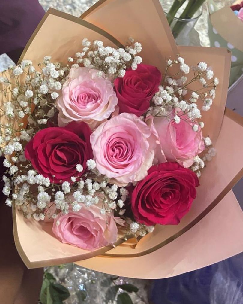 Doz Color Roses Wrap