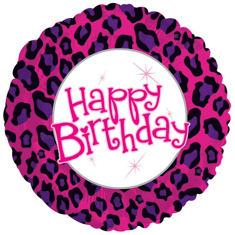 18'' Hapy Birthday Mylar Balloons