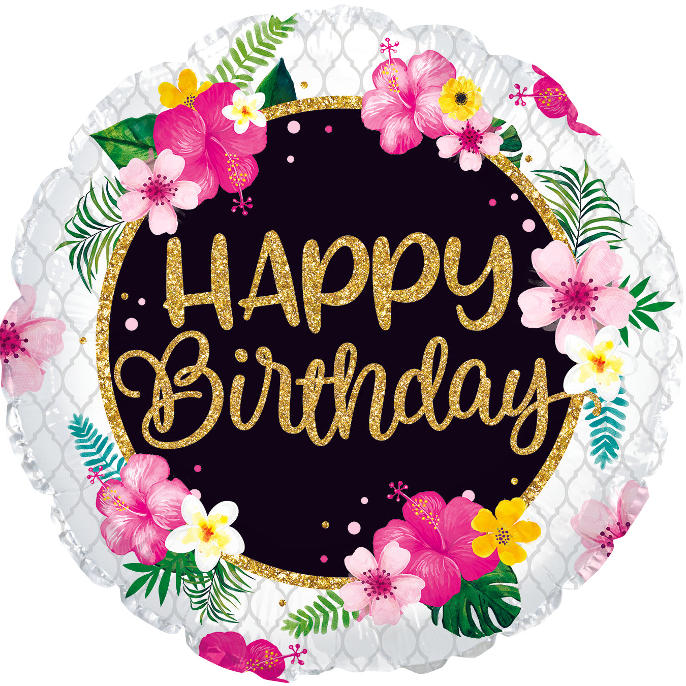 18'' Hapy Birthday Mylar Balloons