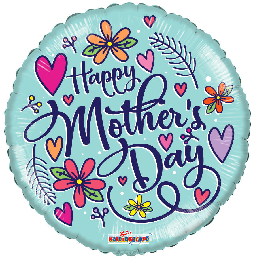 18'' Mylar Balloons Happy Mother's Day