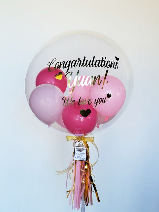 Graduation balloon customize