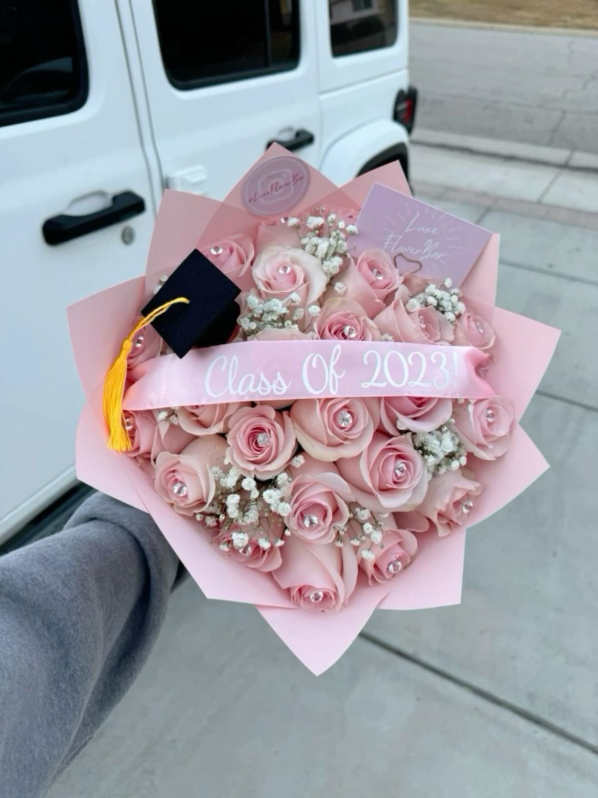 Blush Graduation Bouquet